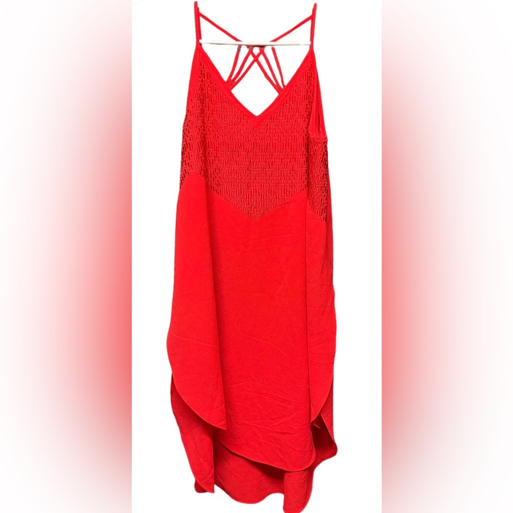 Sugar L!ps Strappy Red Dress Women’s M
